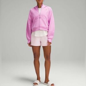 Lululemon Scuba Oversized Half Zip Hoodie - Pink